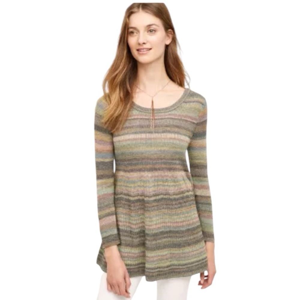 Moth Anthropologie Spacedye Swing Top Sweater